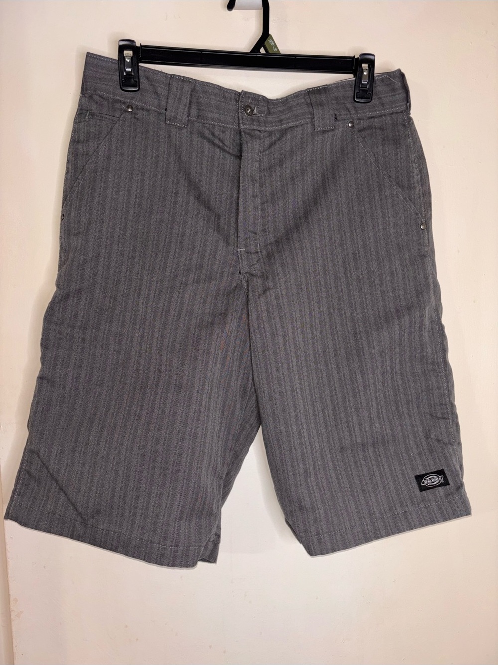 Dickies Gray Pinstripe Cargo Shorts
